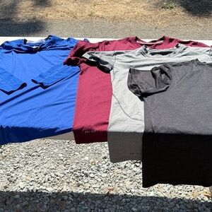 Nike Men's Short Sleeve T-Shirt Set - Blue, Maroon, Gray, Black